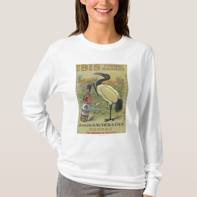 T-shirt Conhaque dos íbis - Joseph Gautier & Promo de Fils (Frente)