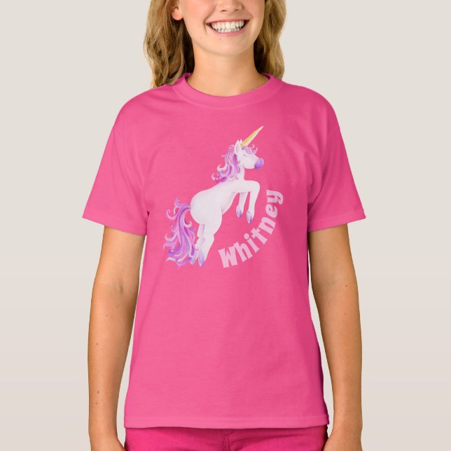 T-shirt conhecido personalizado arte da aguarela (Frente)