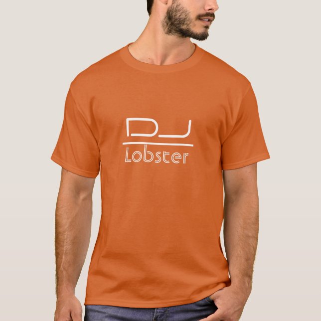 T-shirt conhecido personalizado DJ (Frente)
