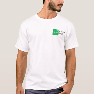 T-shirt Conhecimento agregado - luva curta T