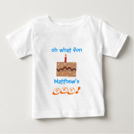 T-shirt Conjunto de 1º aniversário para meninos - personal
