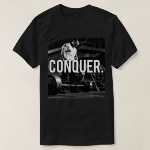 T-shirt CONQUISTA - Motivação da criação de corpo
