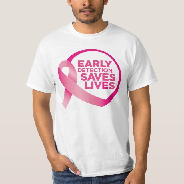 T-shirt Consciência 3 do cancro da mama (Frente)