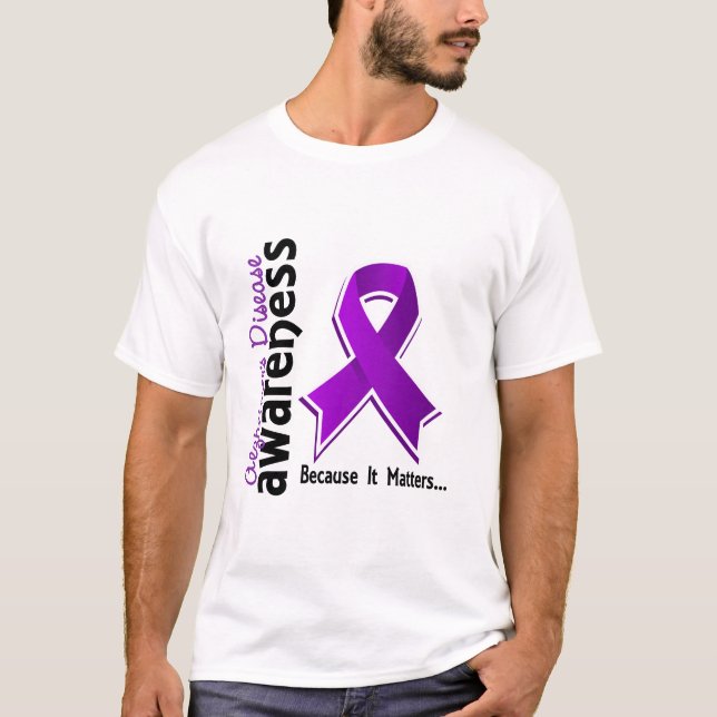 T-shirt Consciência 5 da doença de Alzheimer (Frente)