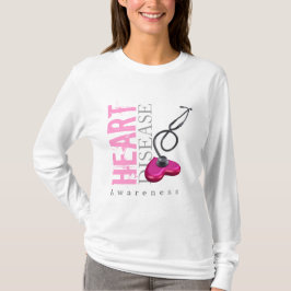 T-shirt Consciência da doença cardíaca