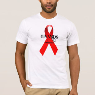 T-shirt Consciência de HIV/AIDS