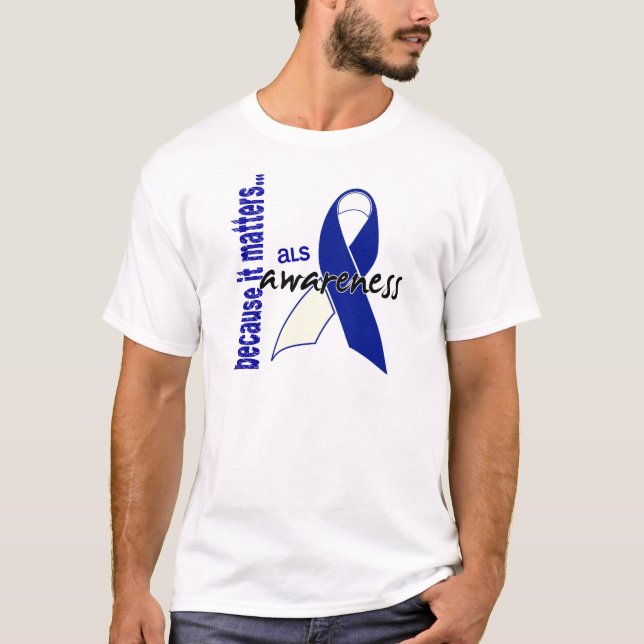 T-shirt Consciência do ALS (Frente)