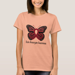 T-shirt Consciência do aneurisma do cérebro
