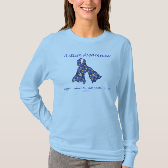 T-shirt Consciência do autismo (Frente)