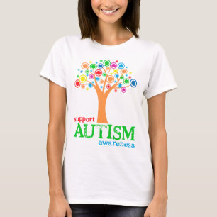 T-shirt Consciência do autismo do apoio