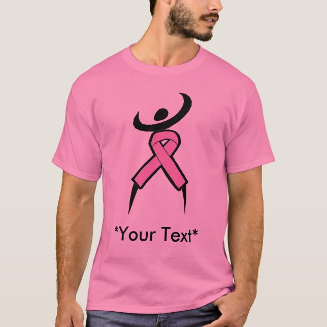 T-shirt - consciência do cancro da mama (Frente)