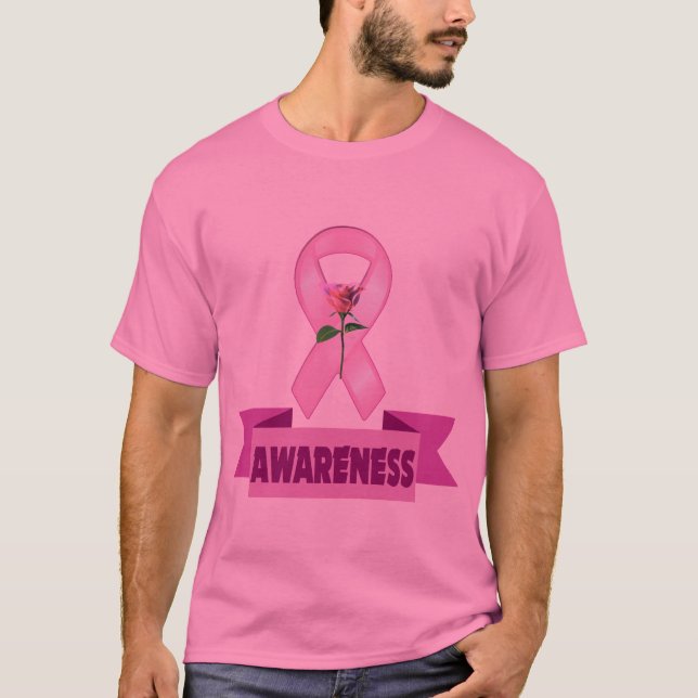 T-shirt - consciência do cancro da mama (Frente)