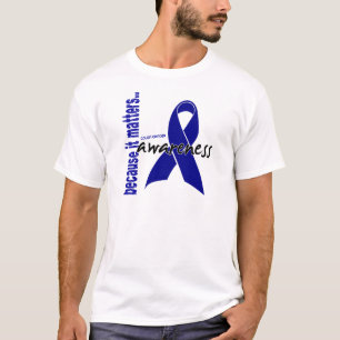 T-shirt Consciência do cancro do cólon