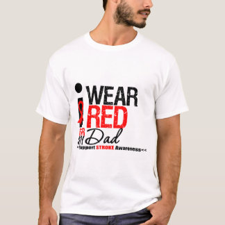 T-shirt Consciência do curso eu visto a fita vermelha para
