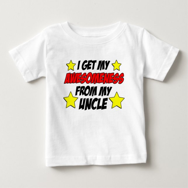 T-shirt Consciência Do Tio (Frente)