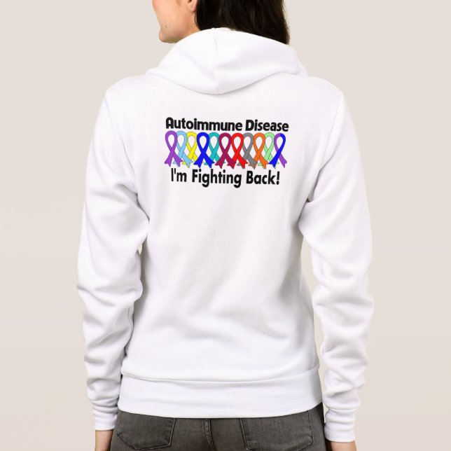 T-shirt Consciência que auto-imune eu estou lutando para (Verso)