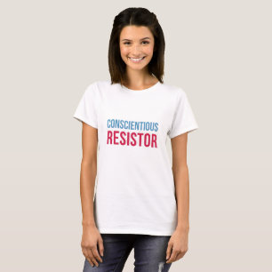 T-shirt consciencioso do resistor