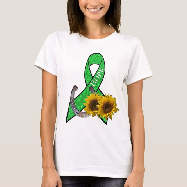 T-shirt Conscientização da Doença de Lyme Country & Wester (Frente)