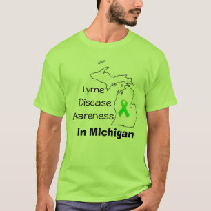 T-shirt Conscientização sobre a Doença de Lyme em Michigan
