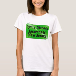 T-shirt Conscientização sobre a Doença de Lyme em Nova Jer