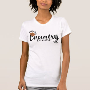 T-shirt conseguiu amar a música country