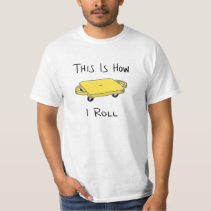 T-shirt Conselho do Patinete "This is How I Roll" (É assi