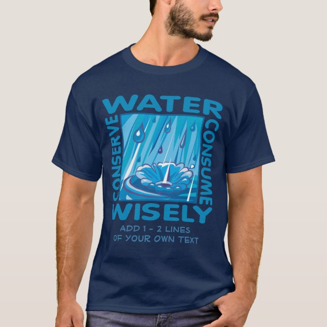 T-shirt Conservação da água (Frente)