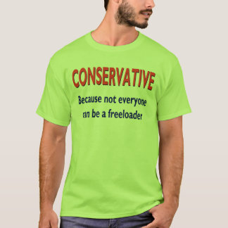 T-shirt conservador