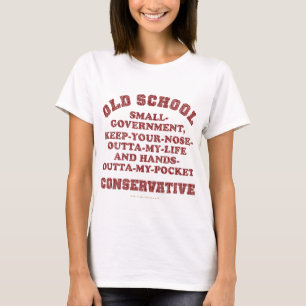T-shirt Conservador da velha escola