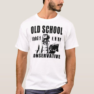 T-shirt conservador de Jefferson da velha escola