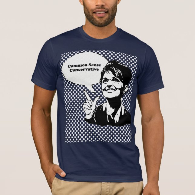 T-shirt Conservador do senso comum (Frente)