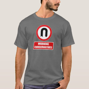 T-shirt CONSERVADORES DE ADVERTÊNCIA (volta de U)