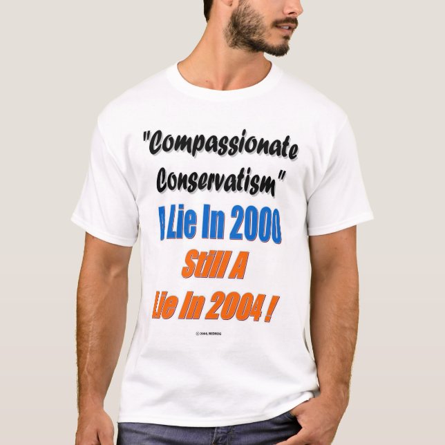 T-shirt Conservativism compassivo? (Frente)