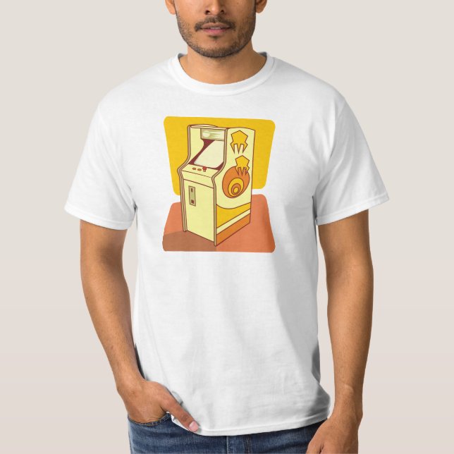 T-shirt Consola de jogos em altura (Frente)