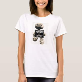 T-shirt Consolide e apoie o T da mascote