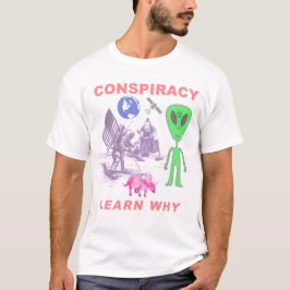 T-shirt Conspiração - aprenda por que