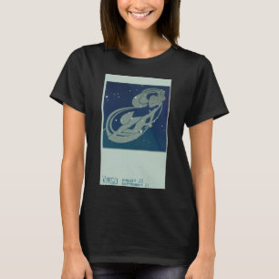T-shirt Constelação de Virgem Zodíaco Vintage Astrologia