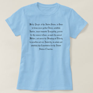 T-SHIRT CONSTITUIÇÃO DE ESTADOS UNIDOS