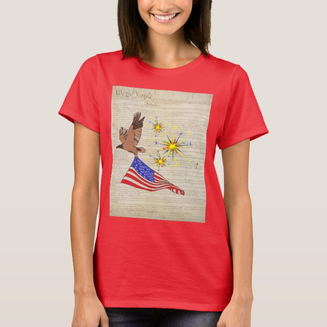 T-shirt Constituição dos E.U. (Frente)