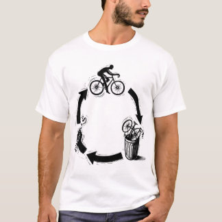 T-shirt Construa uma bicicleta