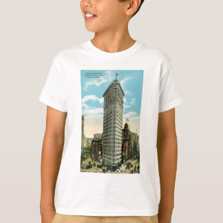 T-shirt Construção lisa do ferro. Broadway e quinta