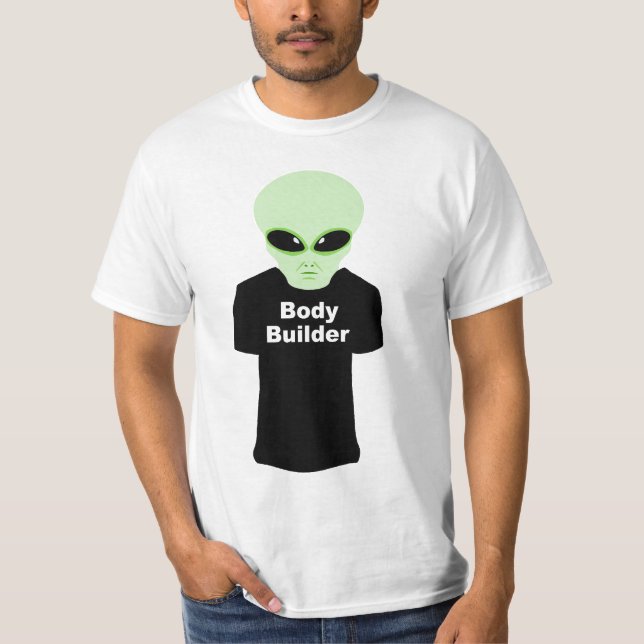T-shirt Construtor de corpo estrangeiro (Frente)