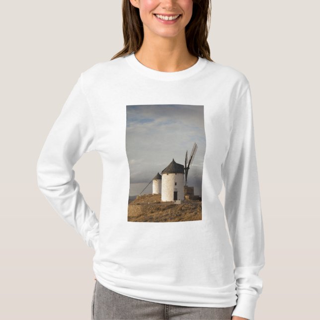 T-shirt Consuegra, antiga moinhos de vento La Mancha (Frente)
