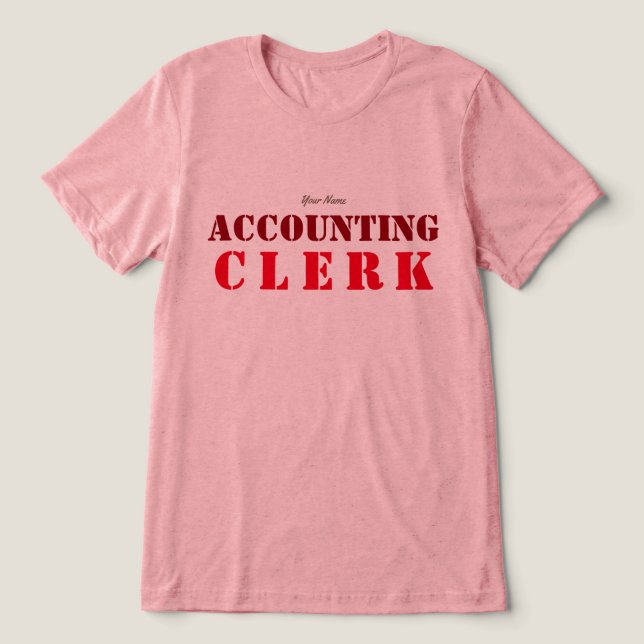 T-Shirt "Contabilista" (Design frontal)