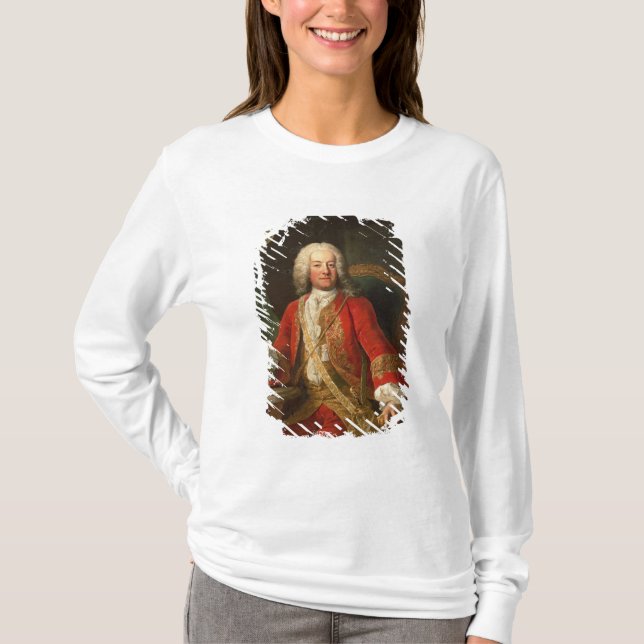 T-shirt Contagem Carl Anton von Harrach (Frente)