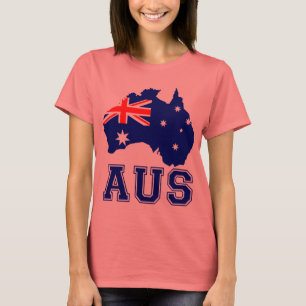T-shirt Continente de Austrália