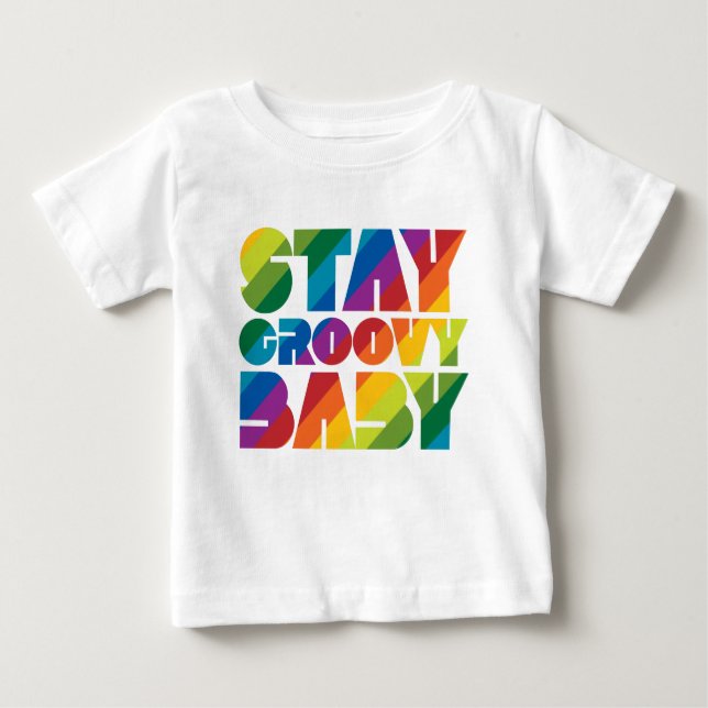 T-shirt Continue Groovy Baby (Frente)