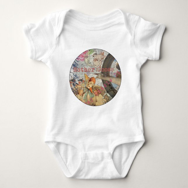 T-shirt Conto de Fadas da Mamãe Gansa (Frente)