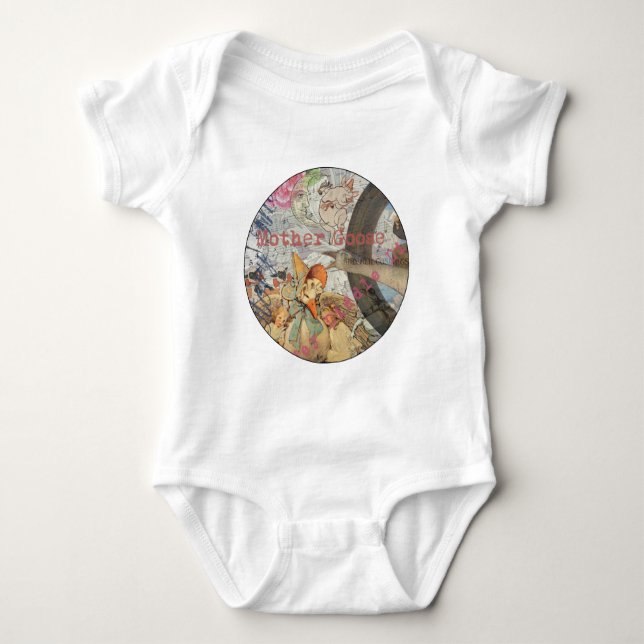 T-shirt Conto de Fadas Rima da Mamãe Gansa (Frente)
