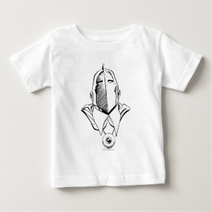T-shirt Contorno da máscara do Dr. Fate